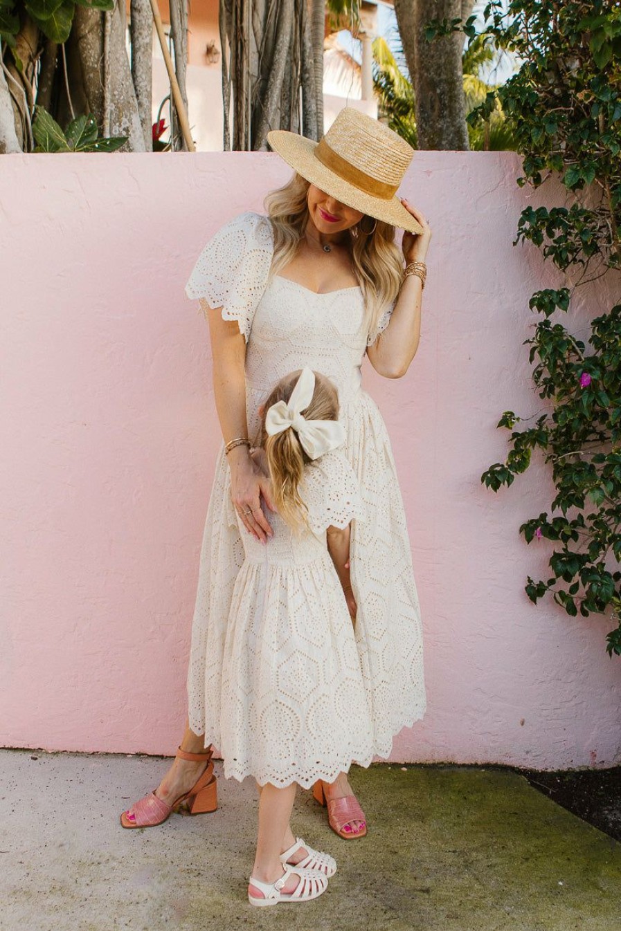 Womens Ivy City Co  | Odessa Dress In Cream - Final Sale